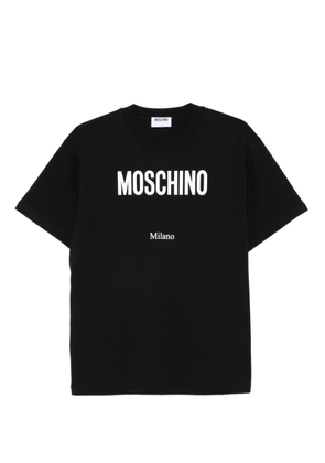 Moschino logo cotton T-shirt - Black