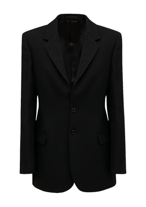 WARDROBE.NYC buttoned notch-lapel blazer - Black