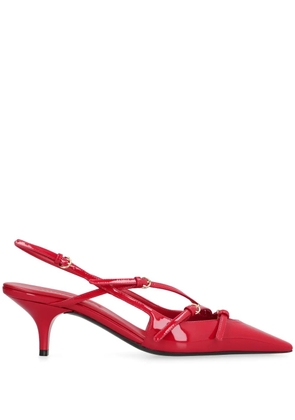 Miu Miu 50mm leather pumps - Red