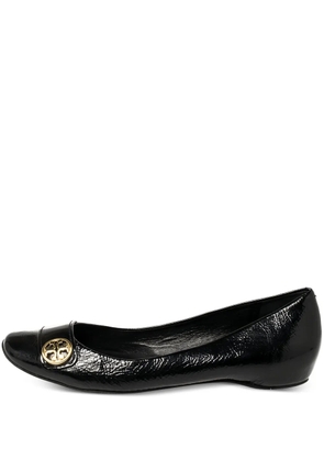 Tory Burch pre-owned Andi ballet flats - Black