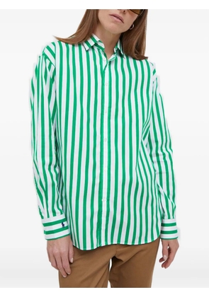 Polo Ralph Lauren striped embroidered top - White