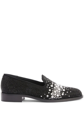 Giuseppe Zanotti Matildha crystal-embellished loafers - Black