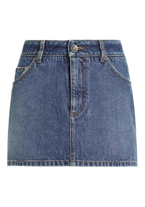 Dolce & Gabbana pocket mini skirt - Blue