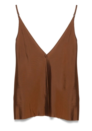 BETTTER V-neck tank top - Brown