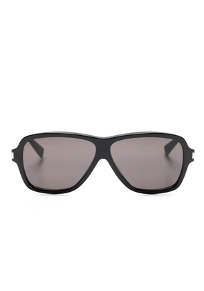 Saint Laurent Eyewear Carolyn oversized-frame sunglasses - Black