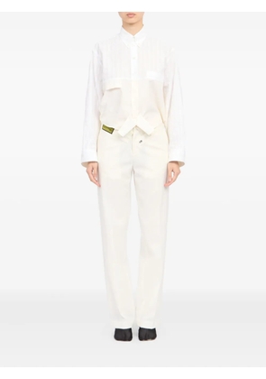 MM6 Maison Margiela pocket long-sleeved shirt - White