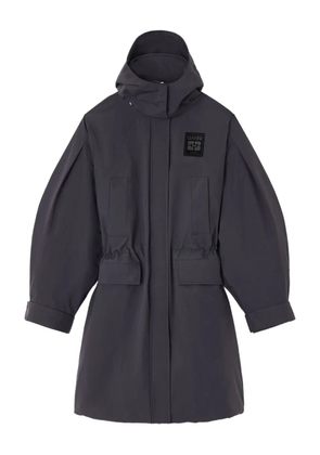 GANNI Ripstop parka coat - Grey