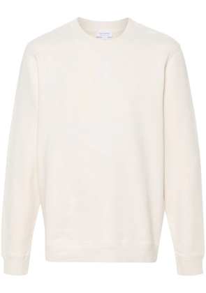 Sunspel Loopback crew-neck cotton sweatshirt - Neutrals
