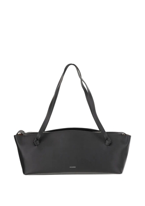 Jil Sander Big Joanna leather shoulder bag - Black
