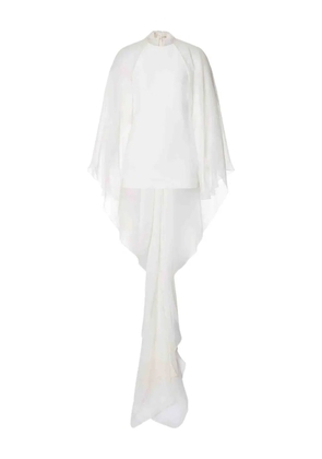 Alberta Ferretti draped blouse - White