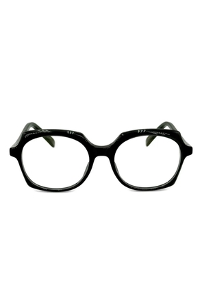 Yellows Plus Isabel geometric frame glasses - Black