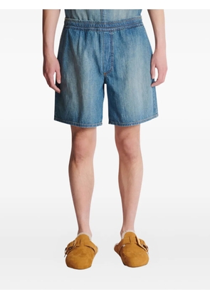 Balmain faded denim shorts - Blue