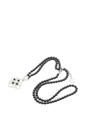 CHANEL Pre-Owned 1986-1988 crystal-embellishment necklaces - Silver