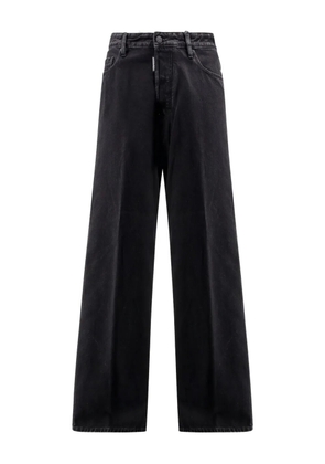 DSQUARED2 leather-patch jeans - Black