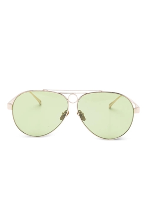 FACE HIDE Hunter pilot-frame sunglasses - Gold