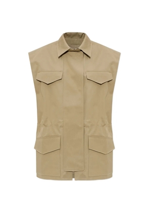IRO front-pocket sleeveless jacket - Neutrals