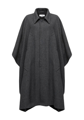 MM6 Maison Margiela asymmetric cape - Grey