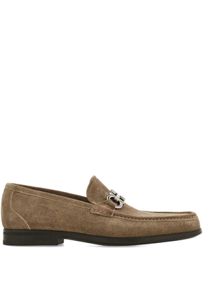 Ferragamo Gancini-buckle loafers - Neutrals