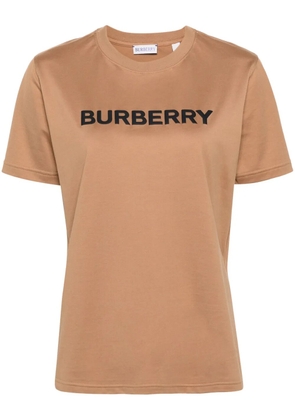 Burberry logo-print cotton T-shirt - Brown