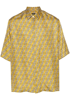 FENDI FF-print shirt - Yellow