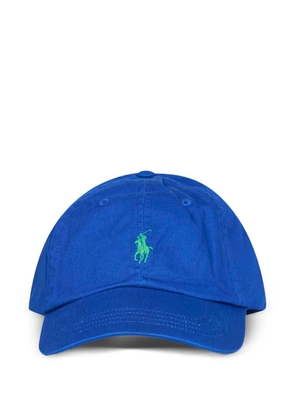 Polo Ralph Lauren pony embroidery curved-peak hat - Blue