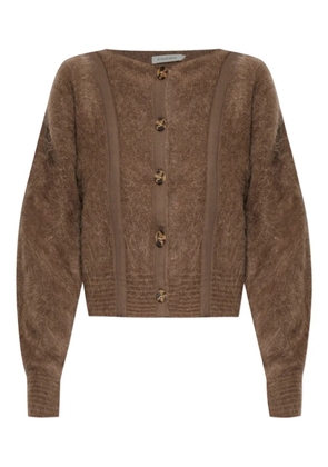 By Malene Birger Pernille buttoned panelled cardigan - Brown