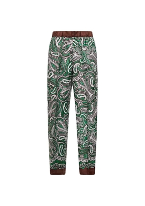 P.A.R.O.S.H. paisley-pattern trousers - Green