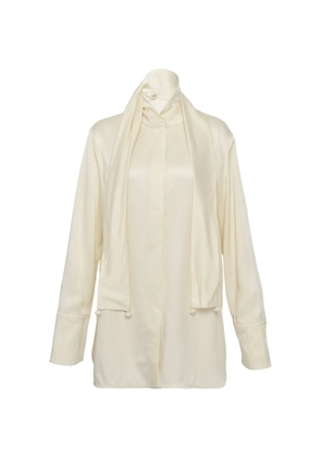 Jil Sander draped blouse - Neutrals