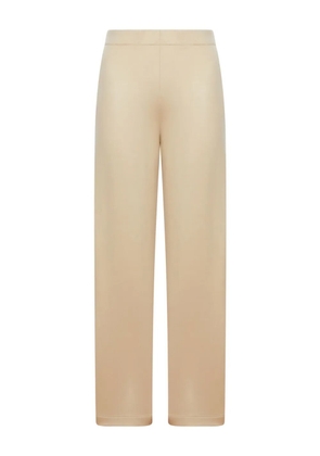 Max Mara elasticated-waist silk trousers - Neutrals