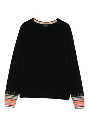 PS Paul Smith striped cuff sweater - Black