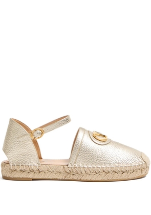 Valentino Garavani 25mm VLogo Signature ballet flats - Gold