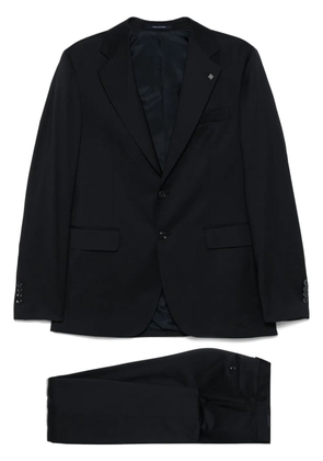 Tagliatore brooch-detail suit - Blue