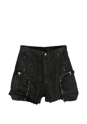 Rick Owens DRKSHDW Bauhaus frayed shorts - Black