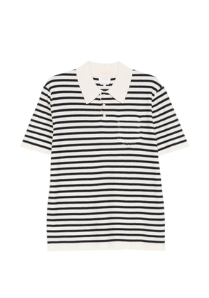 A.P.C. striped pocket polo shirt - Neutrals
