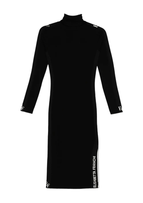 Elisabetta Franchi turtleneck dress - Black