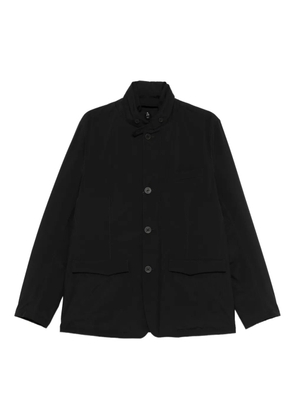 Herno button-fastening stand-collar jacket - Black