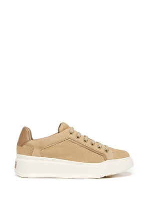 Max Mara platform lace-up sneakers - Neutrals