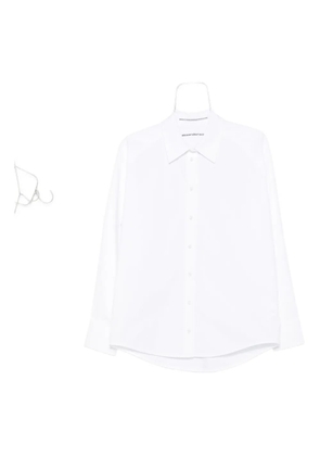 Alexander Wang oversized-collar cotton shirt - White