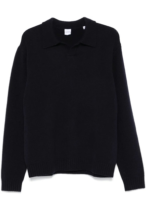 ASPESI fine-knit polo top - Blue