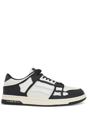 AMIRI Skel panelled leather sneakers - White