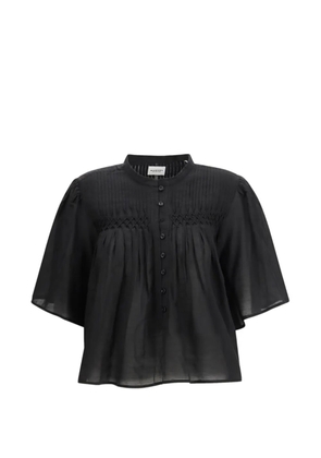 MARANT ÉTOILE pleated buttoned shirt - Black