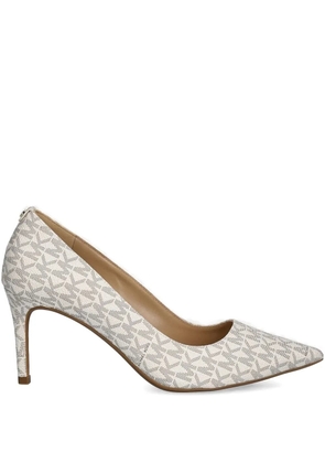 Michael Kors monogram heeled pumps - Neutrals
