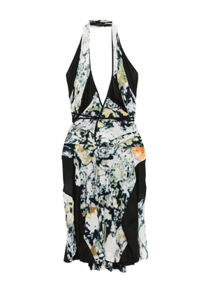 Vivienne Westwood Pre-Owned 2014 halter-neck printed dress - White