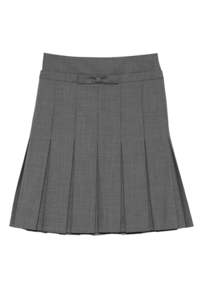 SHUSHU/TONG pleated skirt - Grey