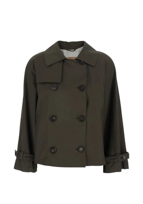 Max Mara MTCZENO double-breasted trench coat - Green