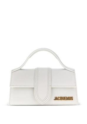 Jacquemus small The Bambino leather tote bag - White