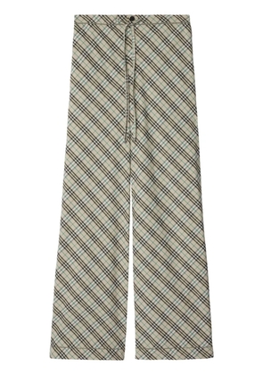 Burberry checked trousers - Neutrals