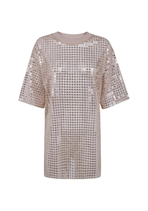 Fabiana Filippi sequin T-shirt - Neutrals