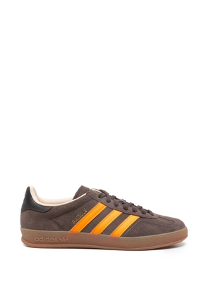 adidas stripes leather trainers - Brown