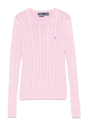 Polo Ralph Lauren crew-neck cable-knit sweater - Pink